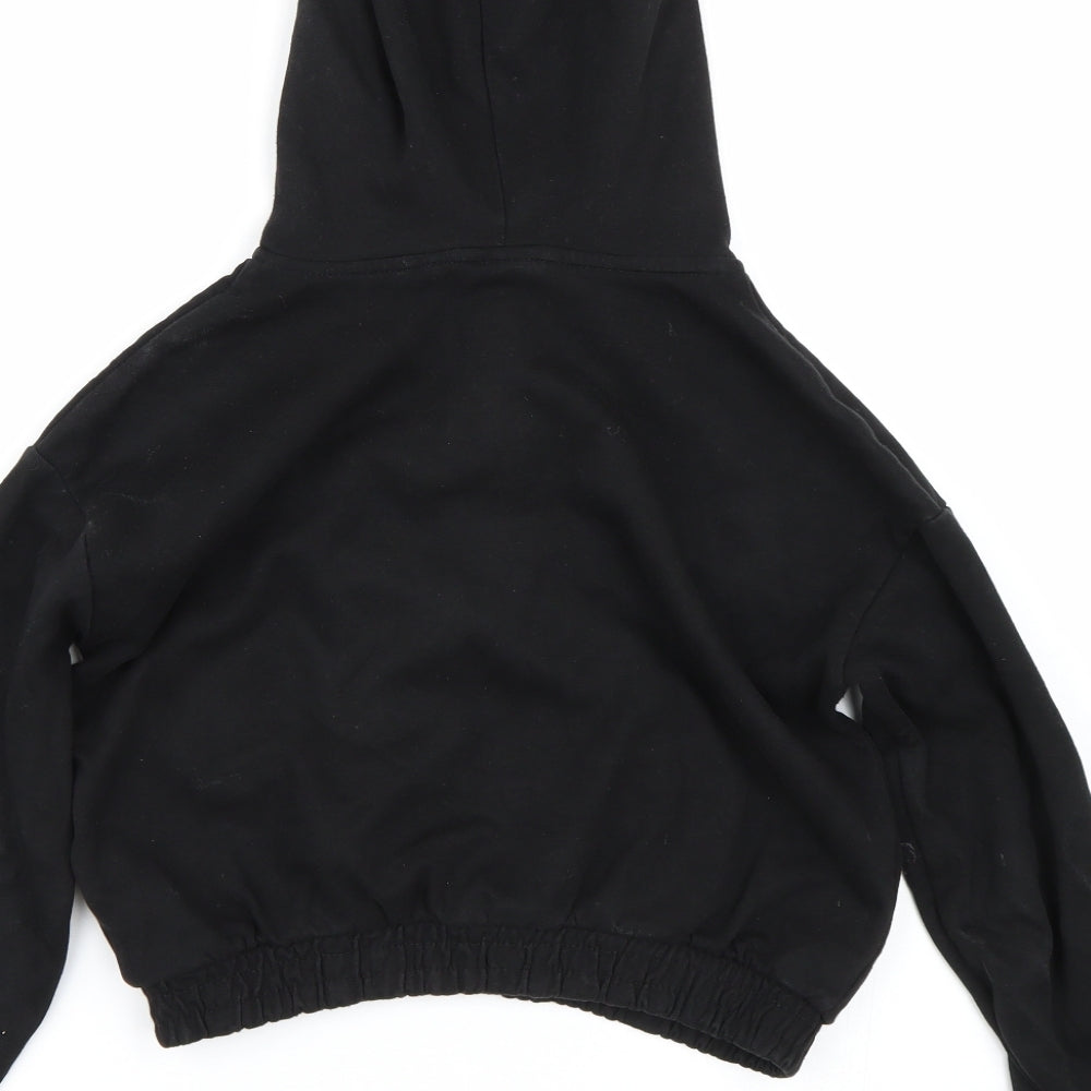 Holyfield Girls Black Pullover Hoodie Size 8-9 Years