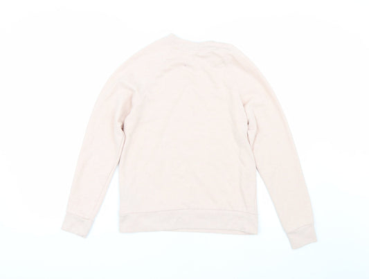 H&M Womens Pink Pullover Sweatshirt Size XS