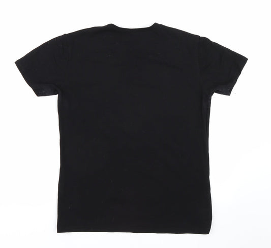 Doyoueven Mens Black T-Shirt Size M