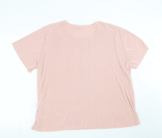 Z by Z Womens Pink Basic Blouse Size S