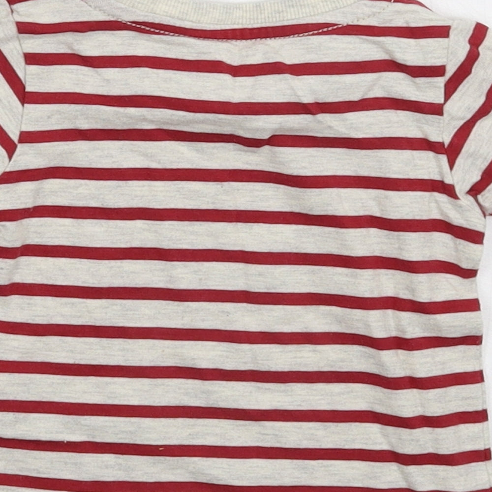 Marks and Spencer Baby Multicoloured Striped Basic T-Shirt Size 3-6 Months