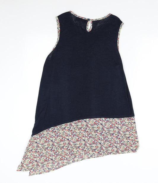 NEXT Womens Blue Basic Blouse Size 12