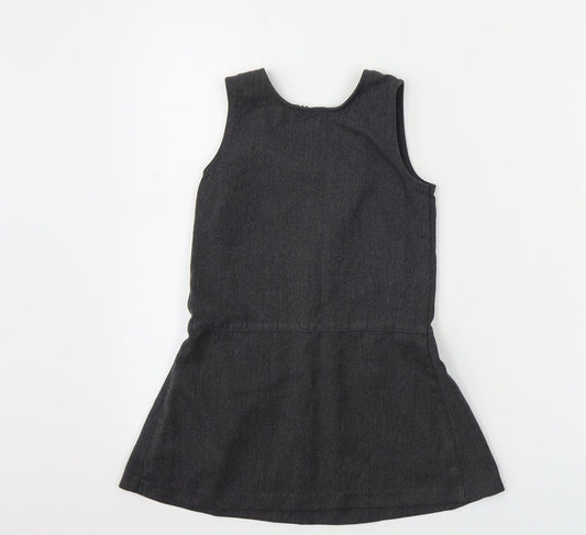 Matalan Girls Grey A-Line Size 4 Years