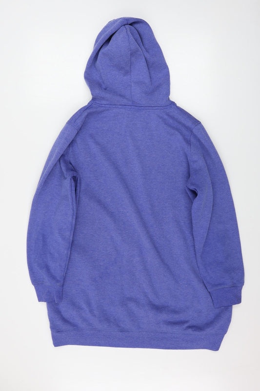 George Womens Blue Pullover Hoodie Size 8