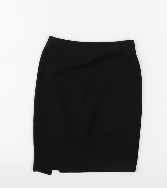 PRETTYLITTLETHING Womens Black Bandage Skirt Size 4