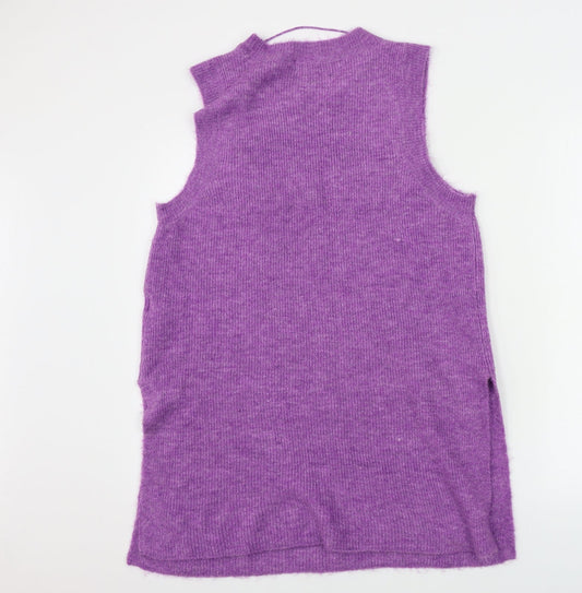VERO MODA Womens Purple Pullover Jumper Size L