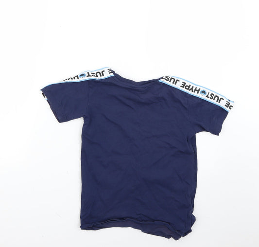 Hype Boys Blue Basic T-Shirt Size 9-10 Years - sesame street