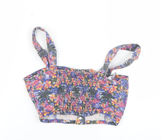 Debenhams Womens Multicoloured Floral Basic Tank Size 6