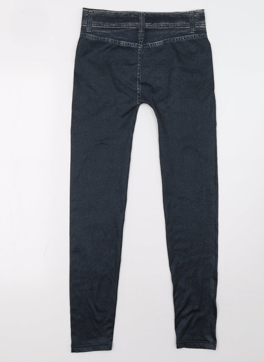 trim slim Womens Blue Jogger Trousers Size M L30 in