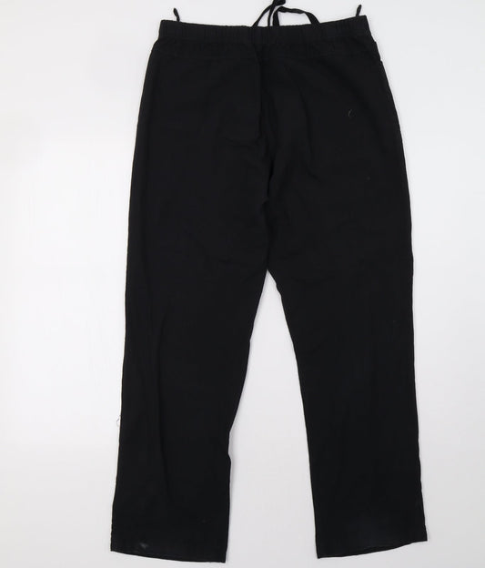 originals Womens Black Trousers Size 12 L31 in