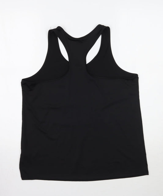 Matalan Womens Black Basic Tank Size L