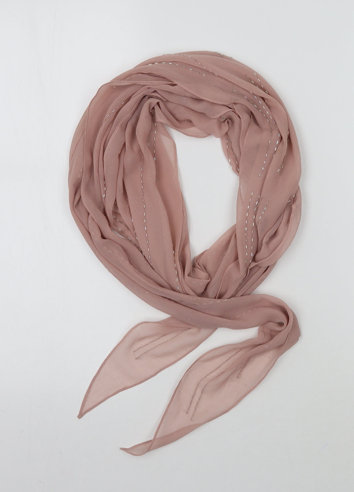 Preworn Womens Pink Scarf