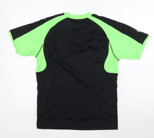Mifit Womens Black Basic T-Shirt Size 10