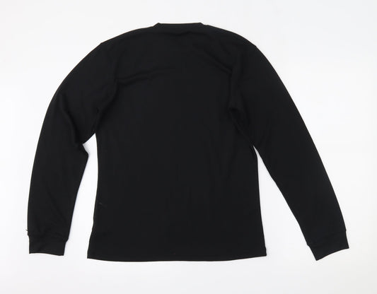 Campri Womens Black Basic Casual Size 16