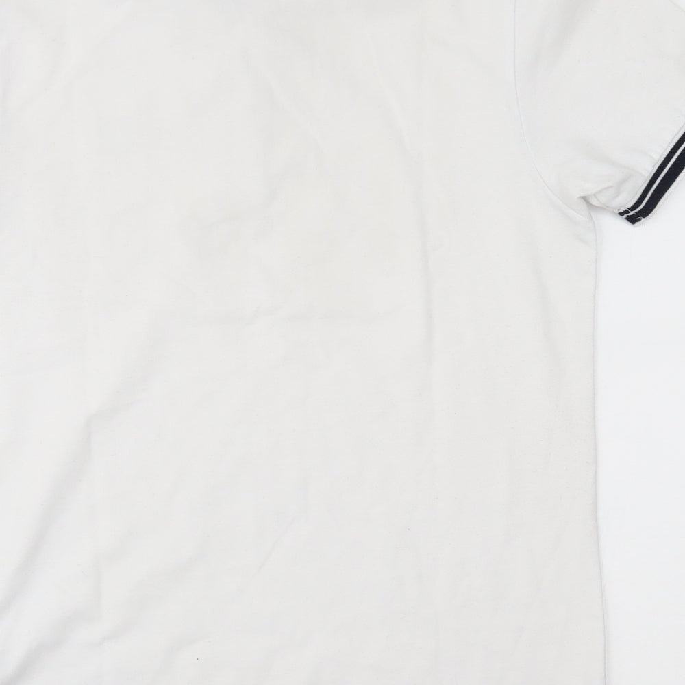 Lonsdale Mens White Polo Size M