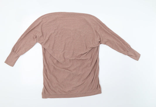 Topshop Womens Pink Pullover Jumper Size 12