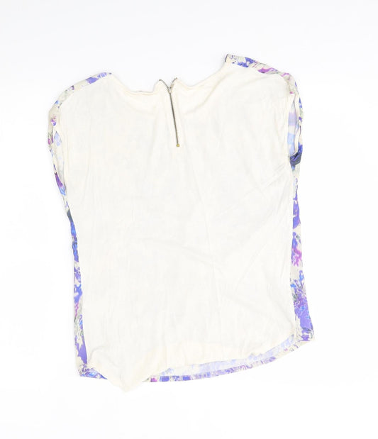 Warehouse Womens Multicoloured Basic Blouse Size 10