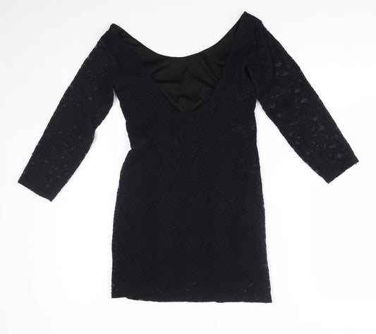 Cotton Candy Womens Black A-Line One Size