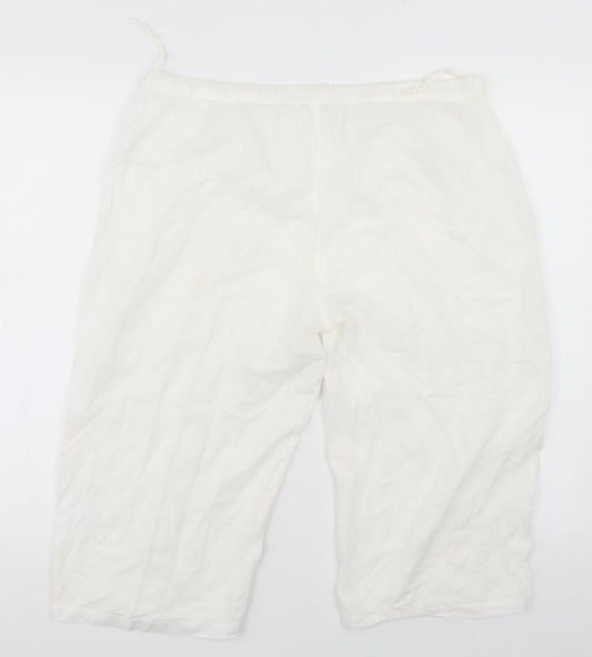Preworn Womens White Trousers Size M