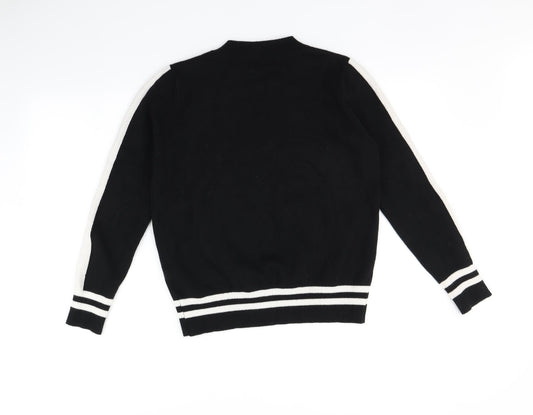 D&Z Fashion Womens Black Pullover Jumper One Size