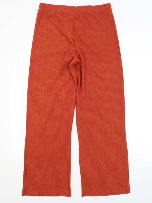 Papaya Womens Red Trousers Size 12 L29 in