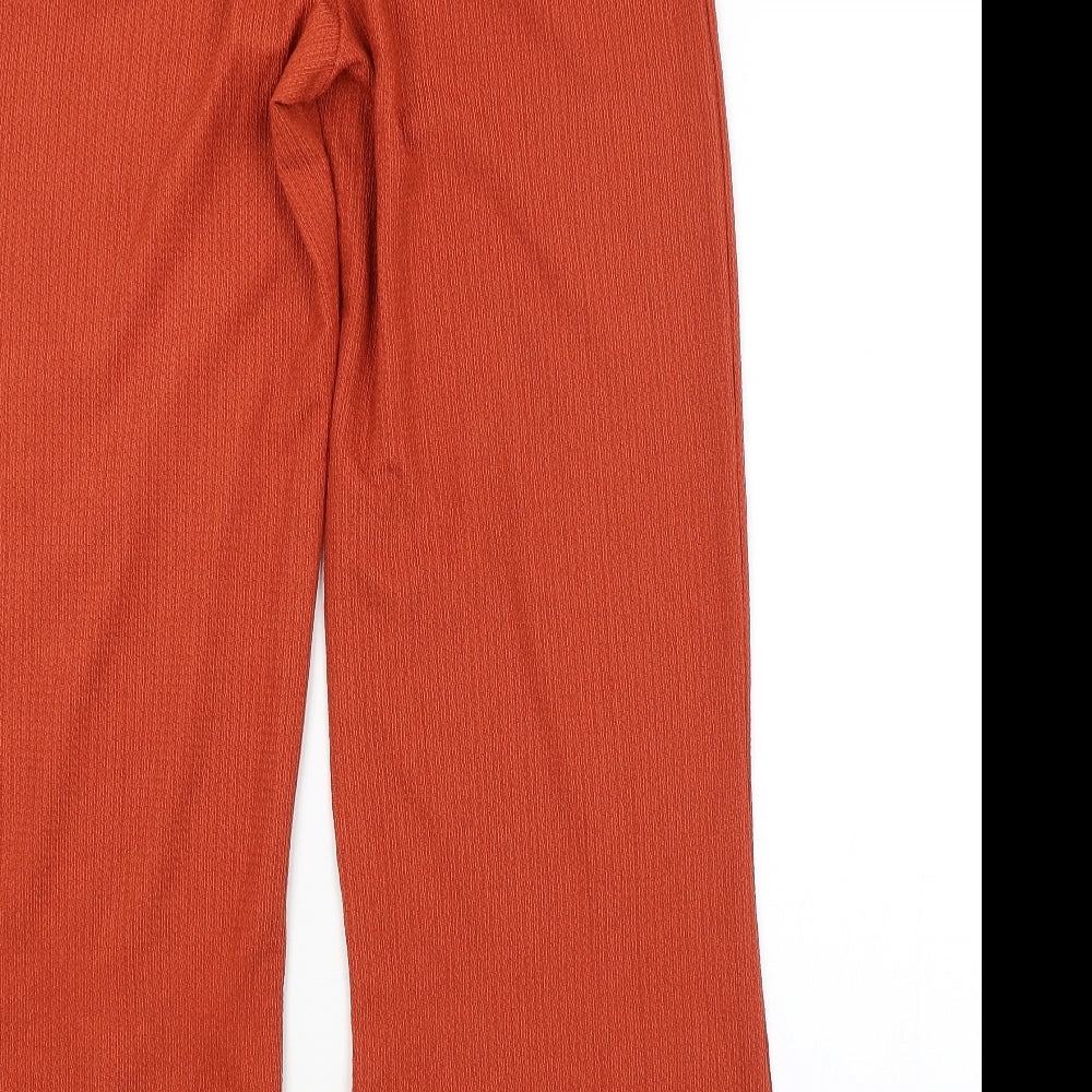Papaya Womens Red Trousers Size 12 L29 in