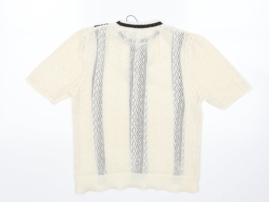 MNG Womens Multicoloured Pullover Jumper Size S