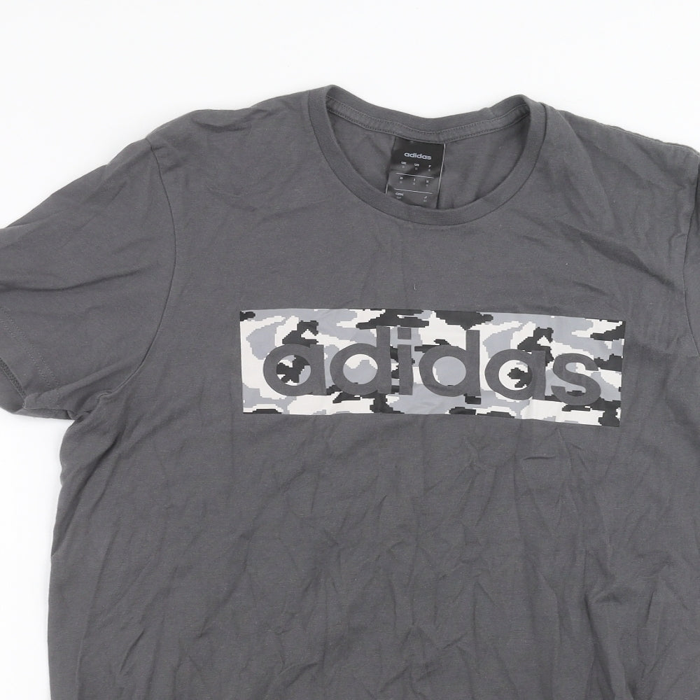 adidas Mens Black T-Shirt Size S