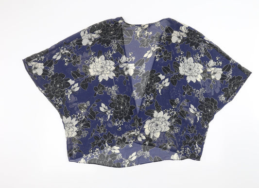 New Look Womens Blue Cardigan Jumper Size 12