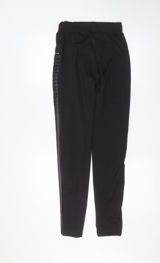 Preworn Womens Black Trousers Size S L28 in