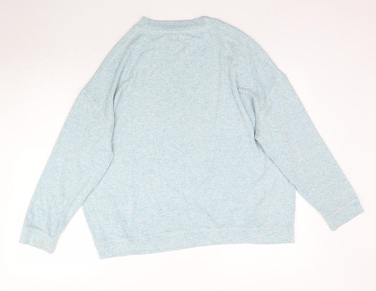 Marks and Spencer Womens Blue Knit Pullover Jumper Size 18