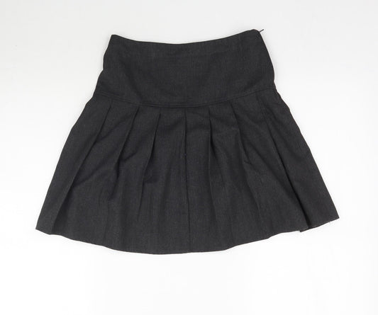 NEXT Girls Grey Pleated Skirt Size 11 Years - School