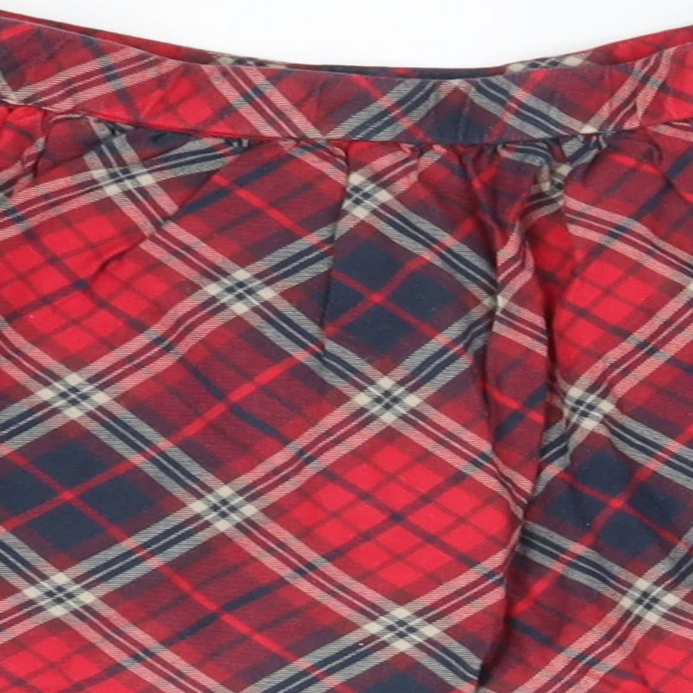 Gap Girls Multicoloured Check Skater Skirt Size 4 Years