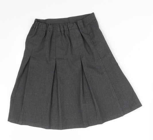 M&S Girls Grey Pleated Set Size 9-10 Years