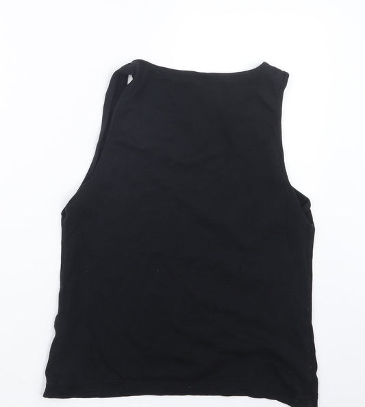 Intuition Womens Black Basic Tank Size 16