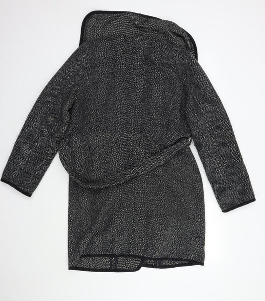 BLUE VANILLA Womens Grey Overcoat Coat Size XL