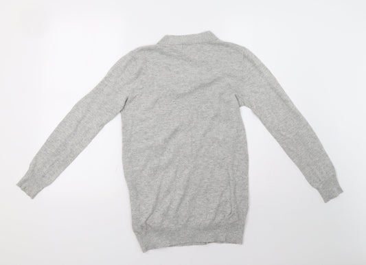 Matalan Womens Grey Cardigan Jumper Size 8