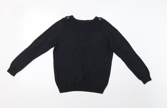 M&S Womens Grey Pullover Jumper Size 12