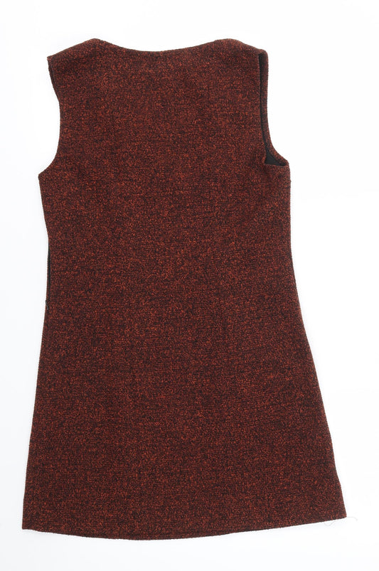 POP Womens Orange Tank Dress Size 2
