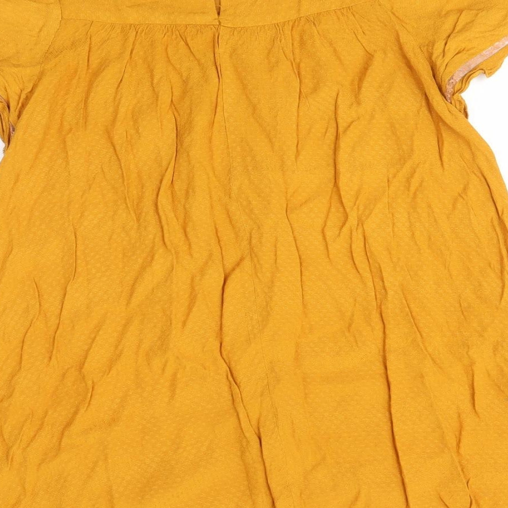 Matalan Girls Yellow A-Line Size 9 Years