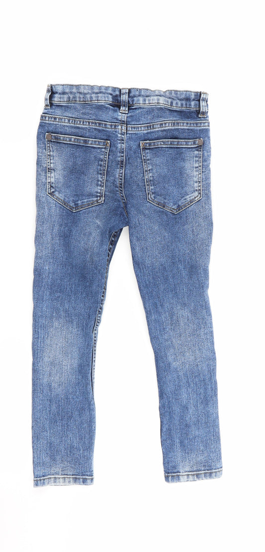 NEXT Girls Blue Skinny Jeans Size 7 Years