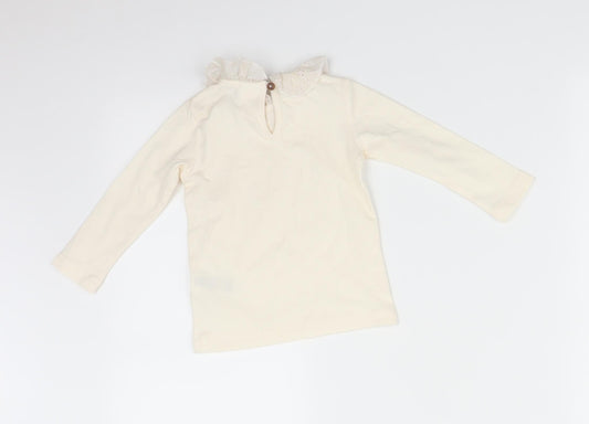 HEMA Girls Orange Basic T-Shirt Size 6-9 Months