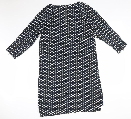 Ellos Womens Multicoloured Geometric A-Line Size 14
