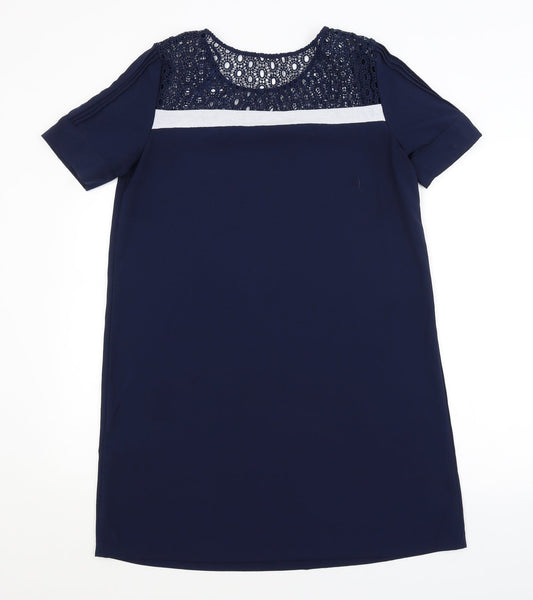 Deby Debo Womens Blue A-Line Size M