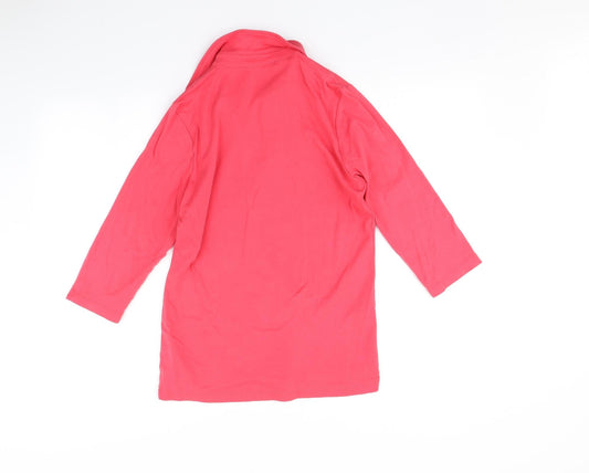 Via Appia Womens Pink Basic T-Shirt Size 12