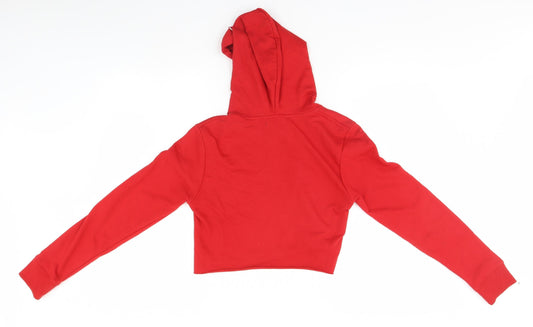Boohoo Womens Red Pullover Hoodie Size S