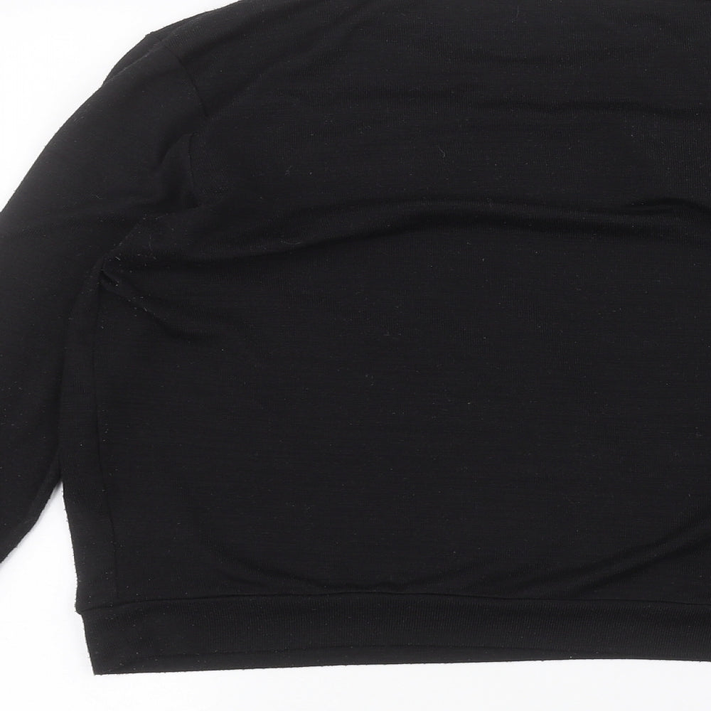 Studio Womens Black Pullover Jumper Size 12