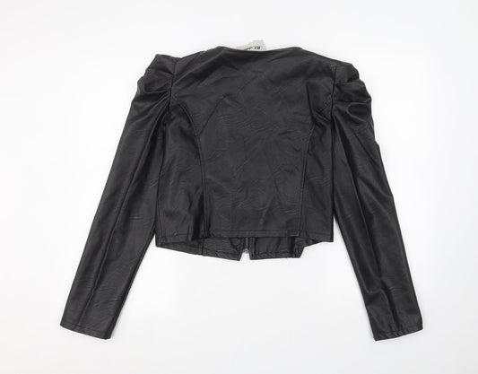 Preworn Womens Black Jacket Size XL