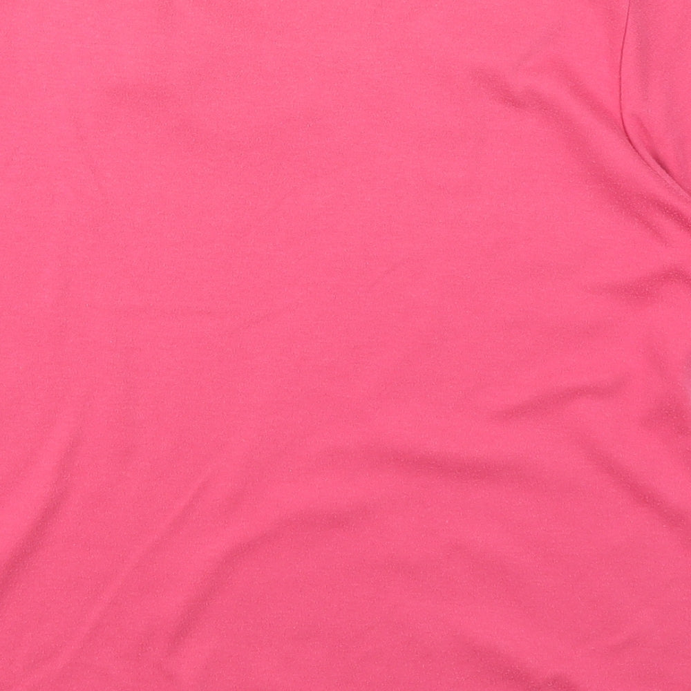 Bonmarché Womens Pink Basic T-Shirt Size M