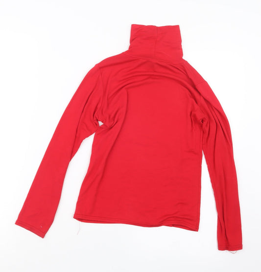 Panzy Girls Red Basic T-Shirt Size 9-10 Years